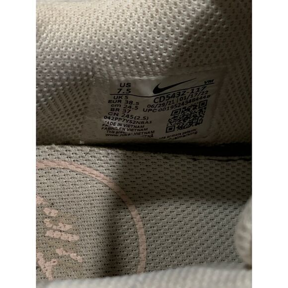 Nike Air Max 90 Women's Sneakers White Pink‎ Rose  Athletic Running Shoes sz 7.5 - Picture 6 of 8